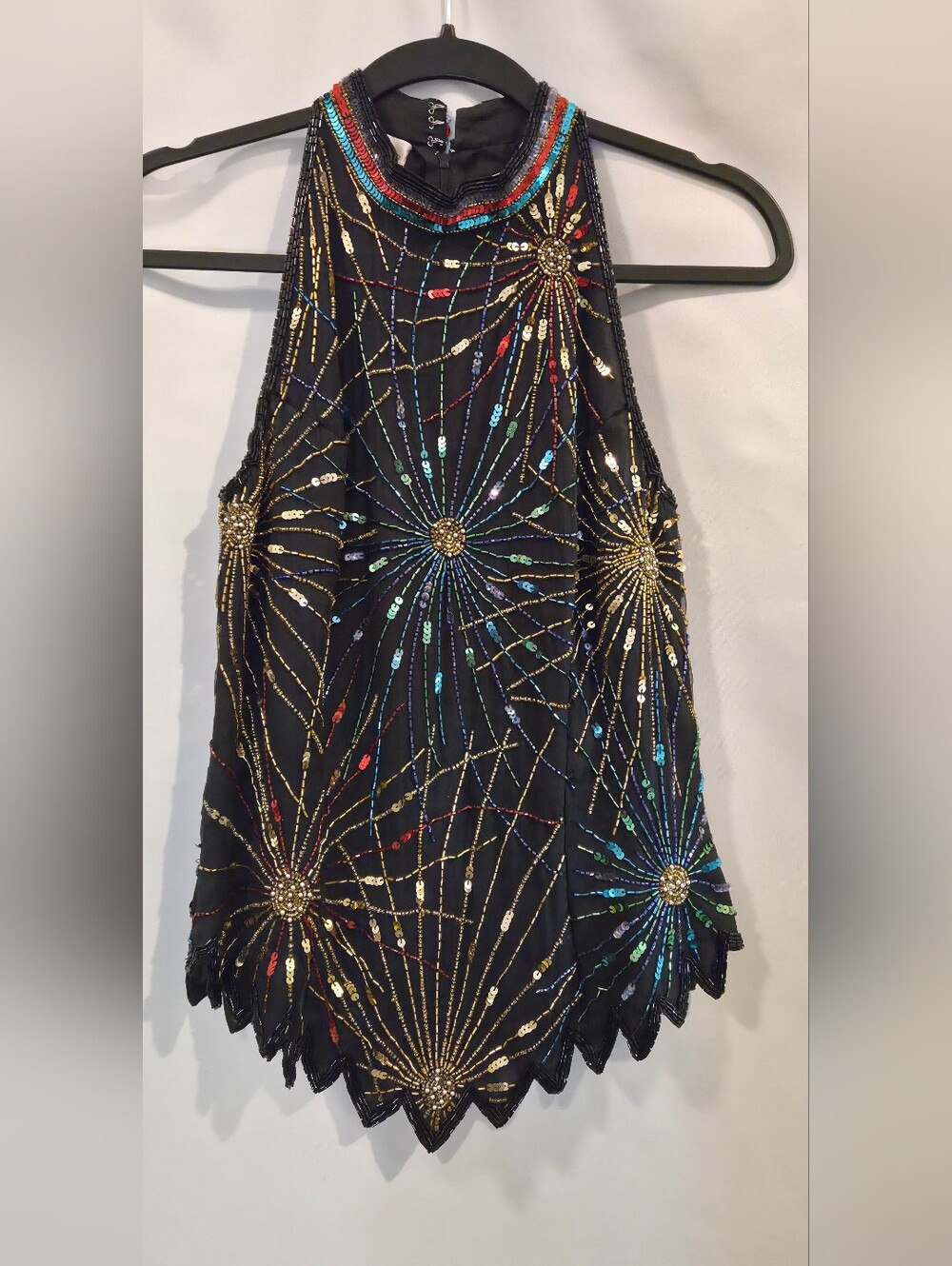 vintage Laurence Kazar New York halter neck top